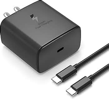 Original Samsung 45W Charger Set with 3ft USB-C to USB Cable Ultra Fast ...