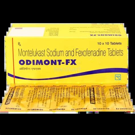Buy Odimont Fx Tablet 10S Online at Best Price | Medkart