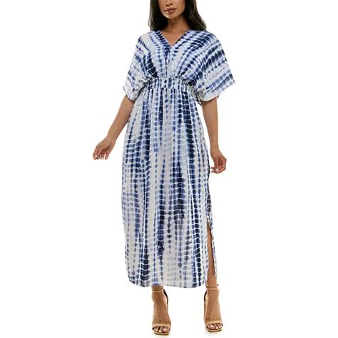 Women's Nina Leonard Goddesss Drape Maxi Dress