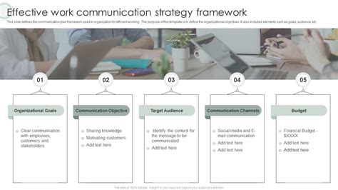 Communication Strategy Framework Template 的图像结果