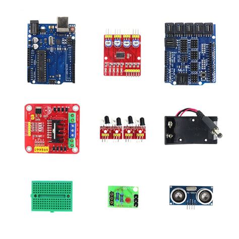 Smart car kit Electronic kits DIY V3 with Ultrasonic Ranging car ...