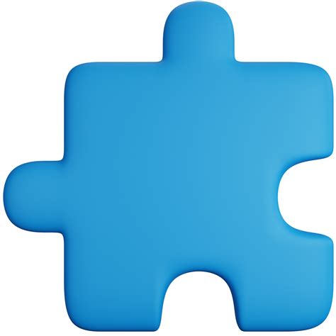 3d Puzzle Piece Png