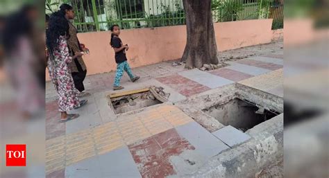 Manhole Hazards in Lucknow: Ongoing Threat to Public Safety | Lucknow ...