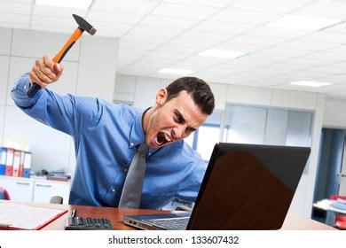 Image result for Man Smashing Computer Meme
