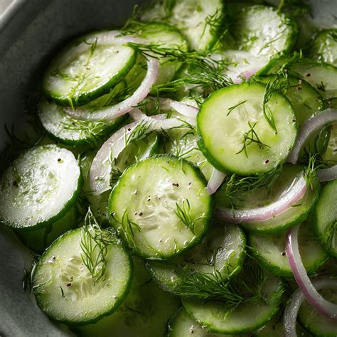Cucumber Dill Salad | Homemade Menus