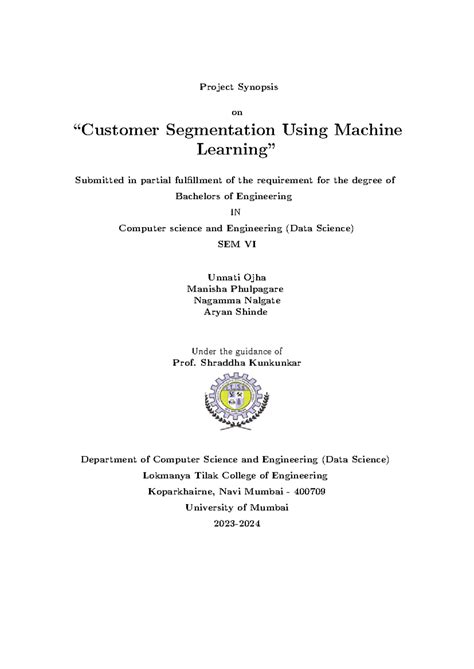 Pizza sales - Project Synopsis on “Customer Segmentation Using Machine ...