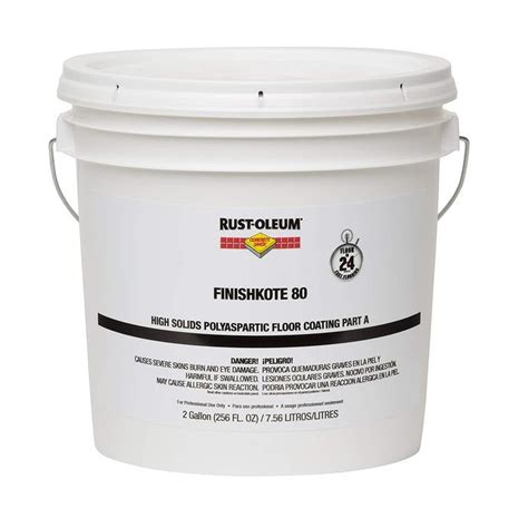 Rust-Oleum FinishKote 80 High Solids Polyaspartic Floor Coating - Part ...
