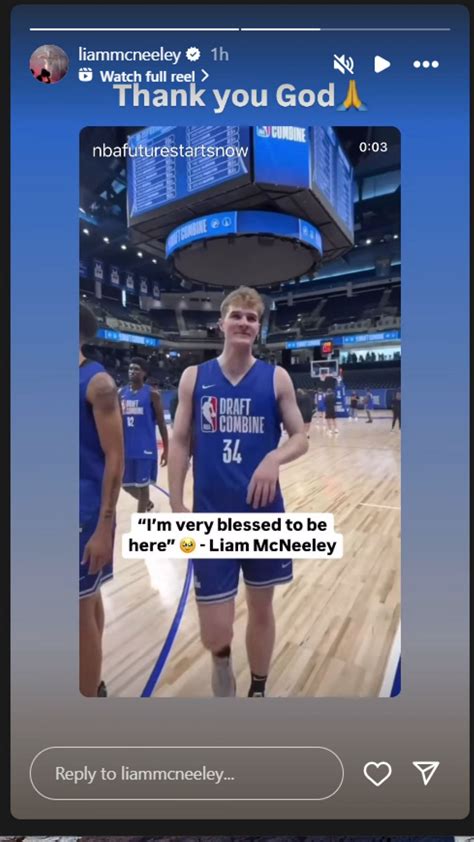 UConn freshman Liam McNeeley drops 3-word reaction after “feeling ...