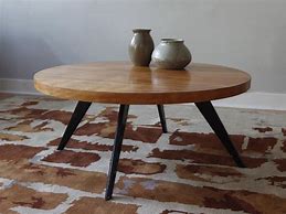 Image result for Modern Black Round Coffee Table