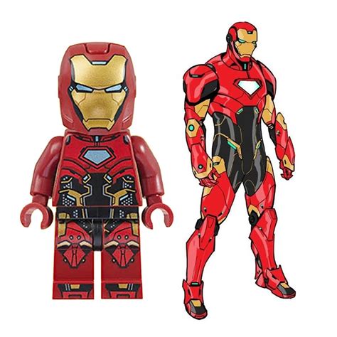 Iron Man Armor Mark 35 Red Snapper Marvel Lego