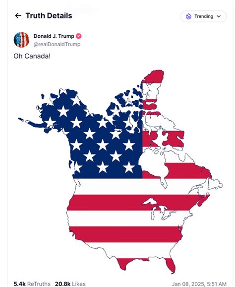 Trump Shares Map Showing Canada as U.S. Territory: Revisiting America’s ...