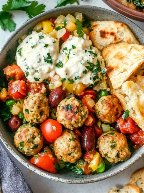 Irresistible Mediterranean Chicken Meatballs Recipe