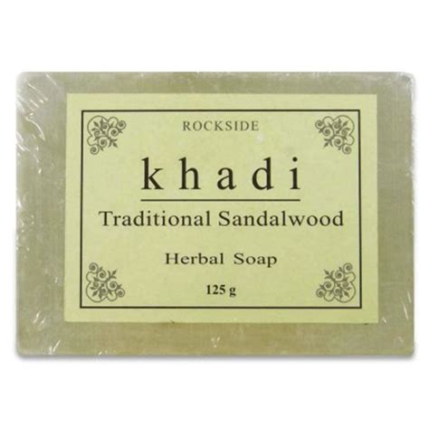 Buy Khadi Traditional Sandalwood Herbal Soap 125 gm | 19 Minutes ...