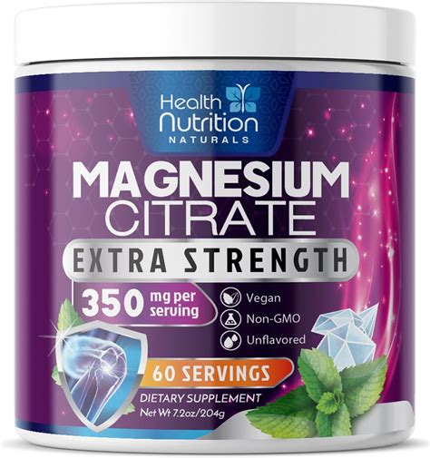 Amazon.com: NATURE TARGET Magnesium Powder Supplement with Glycinate ...