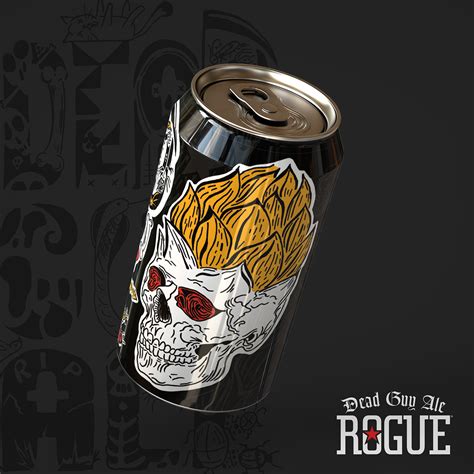 Dead Guy Ale - Rogue Beer Label on Behance