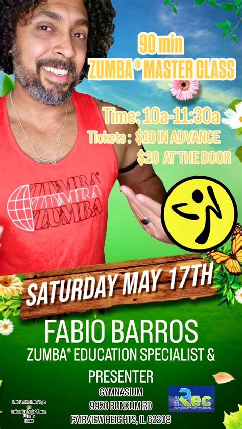 Zumba Masterclass with ZES Fabio Barros, 9950 Bunkum Road, Fairview ...