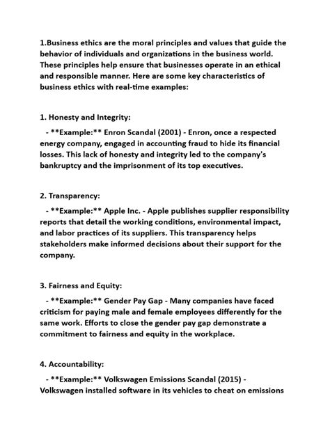 Impotance of Business Ethics Example | PDF | Business Ethics | Business