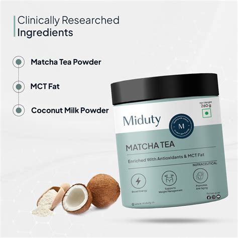 Miduty Matcha Tea: Best Matcha Green Tea Powder in India