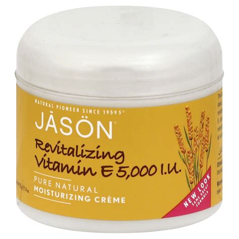 Jason 5000 I.U. Vitamin E Revitalizing Moisturizing Creme 4 oz | Shipt