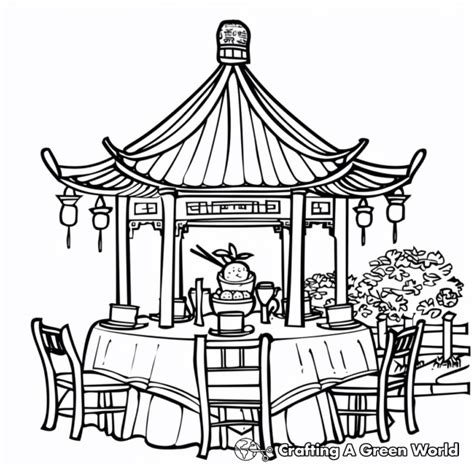 Restaurant Coloring Pages 的图像结果