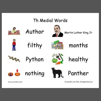 Th Medial Words