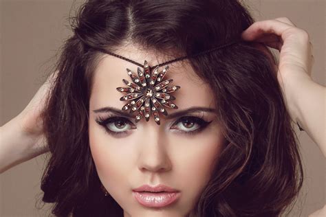 Download wallpaper eyes, look, face, Girl, decoration, section girls in ...