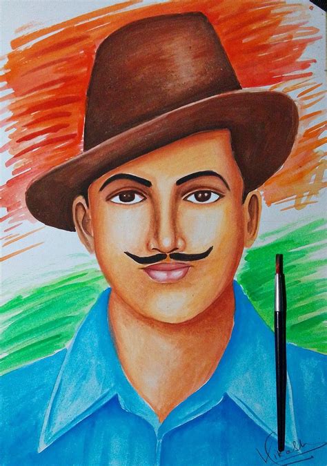 Bhagat Singh Drawing Pencil