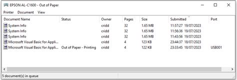Image result for Print Queue Error Examples