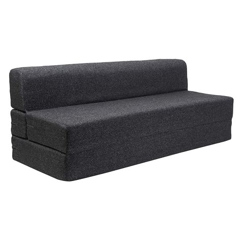 GERMAN TECH 3-Person Sofa Cum Bed- Perfect For Guests- Jute Fabric ...