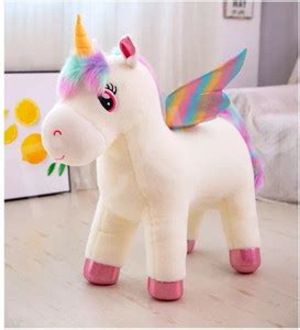 Tickles Rainbow Wings Unicorn Horse Soft Stuffed Plush Animal Toy for ...