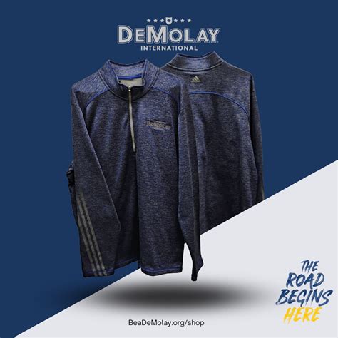 Adidas® Quarter-Zip Pullover Sweatshirt - DeMolay International