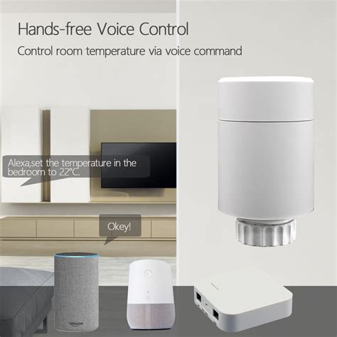 Умный термостат для батареи zigbee Smart Radiator Thermostat E1 (SRTS ...