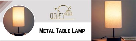 ORIFY Metal LED Table Lamp Or Bedside Table Lamp For Bedroom Office ...