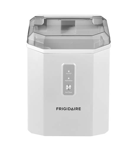 Frigidaire 33lb Countertop Nugget Pellet Ice Maker Self-Cleaning, White ...
