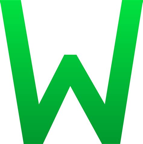 The Letter W - Free Clip Art