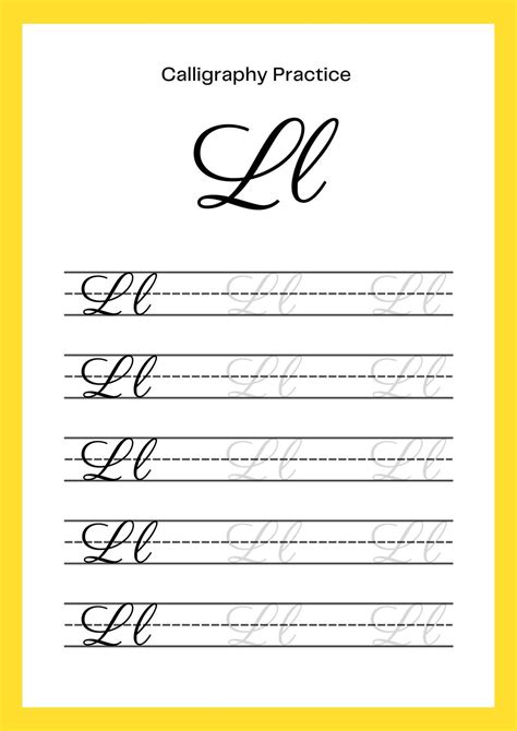 Letter L Cursive Letter L Balb Font Book Folding Pattern Folded