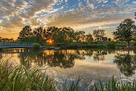 Colorful Cox Arboretum Sunset No. 1 | Art of Frozen Time