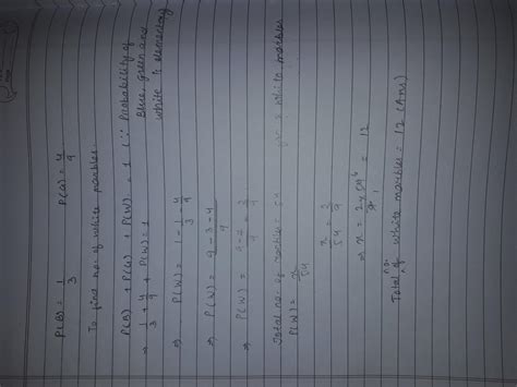 A jar contains 54 marbles with each of which is blue green or white the ...