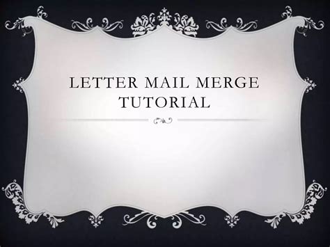 Image result for Microsoft 2010 Mail Merge Tutorial