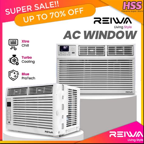 Jual AC WINDOW REIWA 1/2 PK - AC REIWA 1 PK 370 WATT - 770 WATT ...