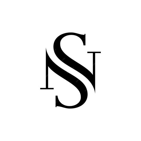Premium Vector | SN luxury fashion logo | Initials logo design, S logo design, Logo design