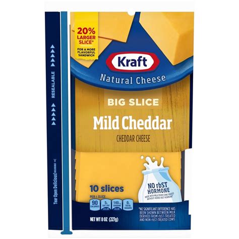 Mild Cheddar (Big Slice) - Kraft Natural Cheese