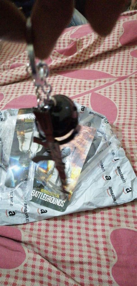 IVAAN PubG Level 3 Helmet with AKM Gun Silver, Brown Keychain : Amazon ...