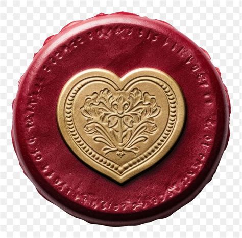 Download free png of PNG Seal Wax Stamp valentines jewelry locket by ...