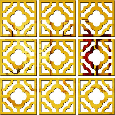 Buy Wall1ders Wall Border, mirror stickers for wall, acrylic mirror ...