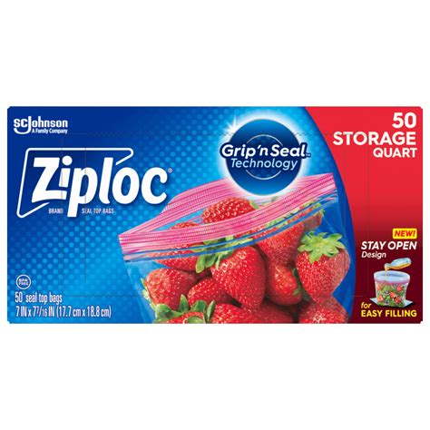 Ziploc Bags Sizes