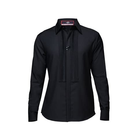 Buy Men Black Slim Fit Solid Formal Shirts Online - 705546 | The Collective