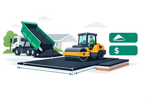 Asphalt Calculator: Driveway & Parking Lot Tonnage Estimator