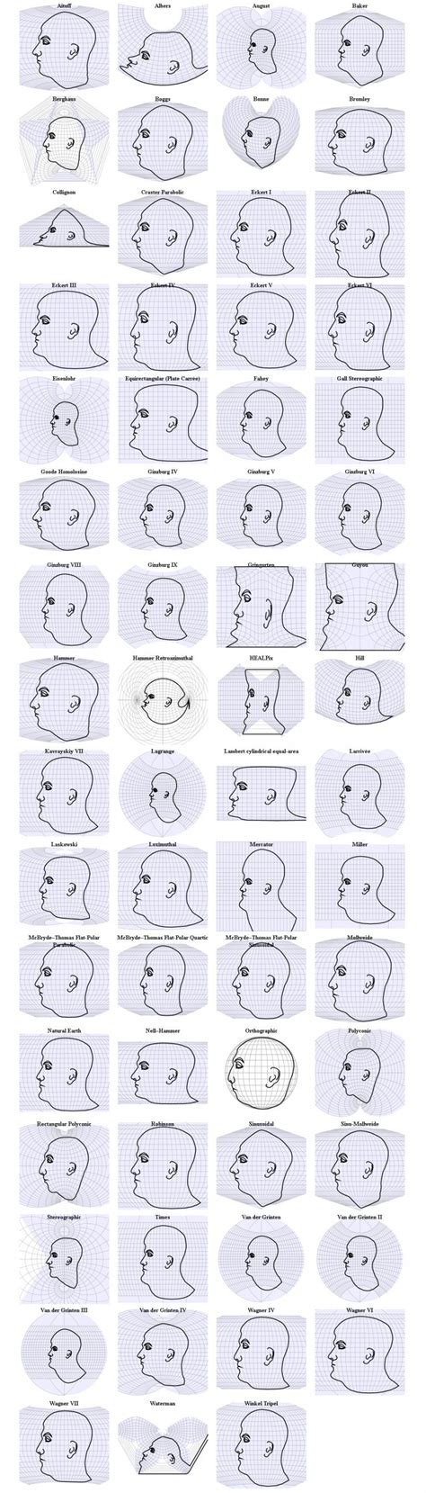 Different World Map Projections 的图像结果