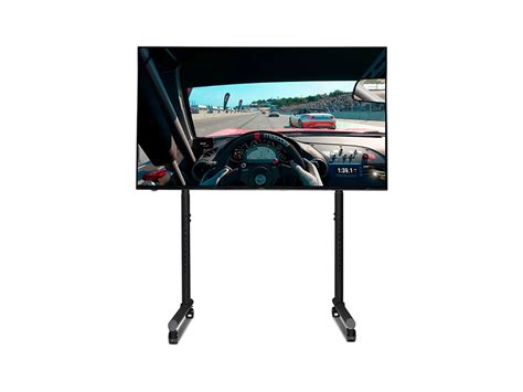 Next Level NLR R010 Round Tube Freestanding Single Monitor Stand - Dis ...